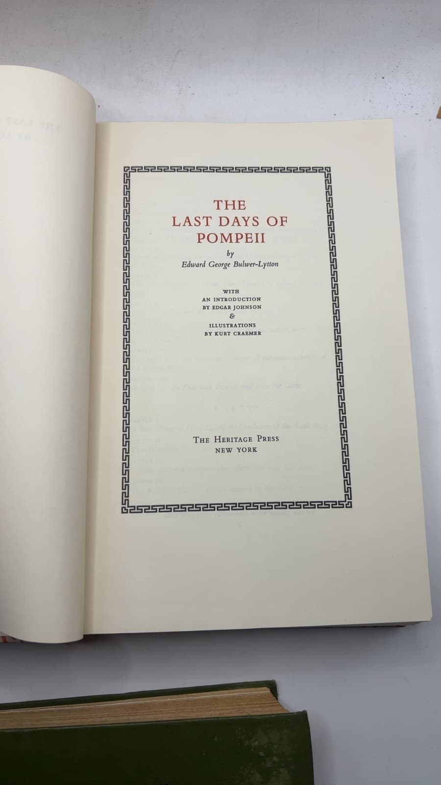 The Last Days of Pompeii by Edward George Bulwer-Lytton - title page
