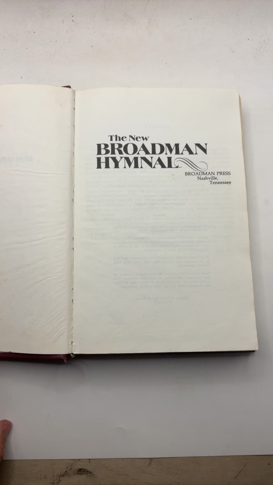 The New Broadman Hymnal - title page