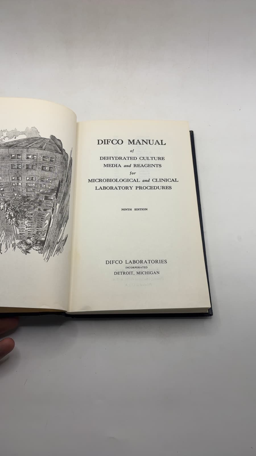 Difco Manual of Dehydrated Culture Media and Reagents for Microbiological and Clinical Laboratory Procedures - title page