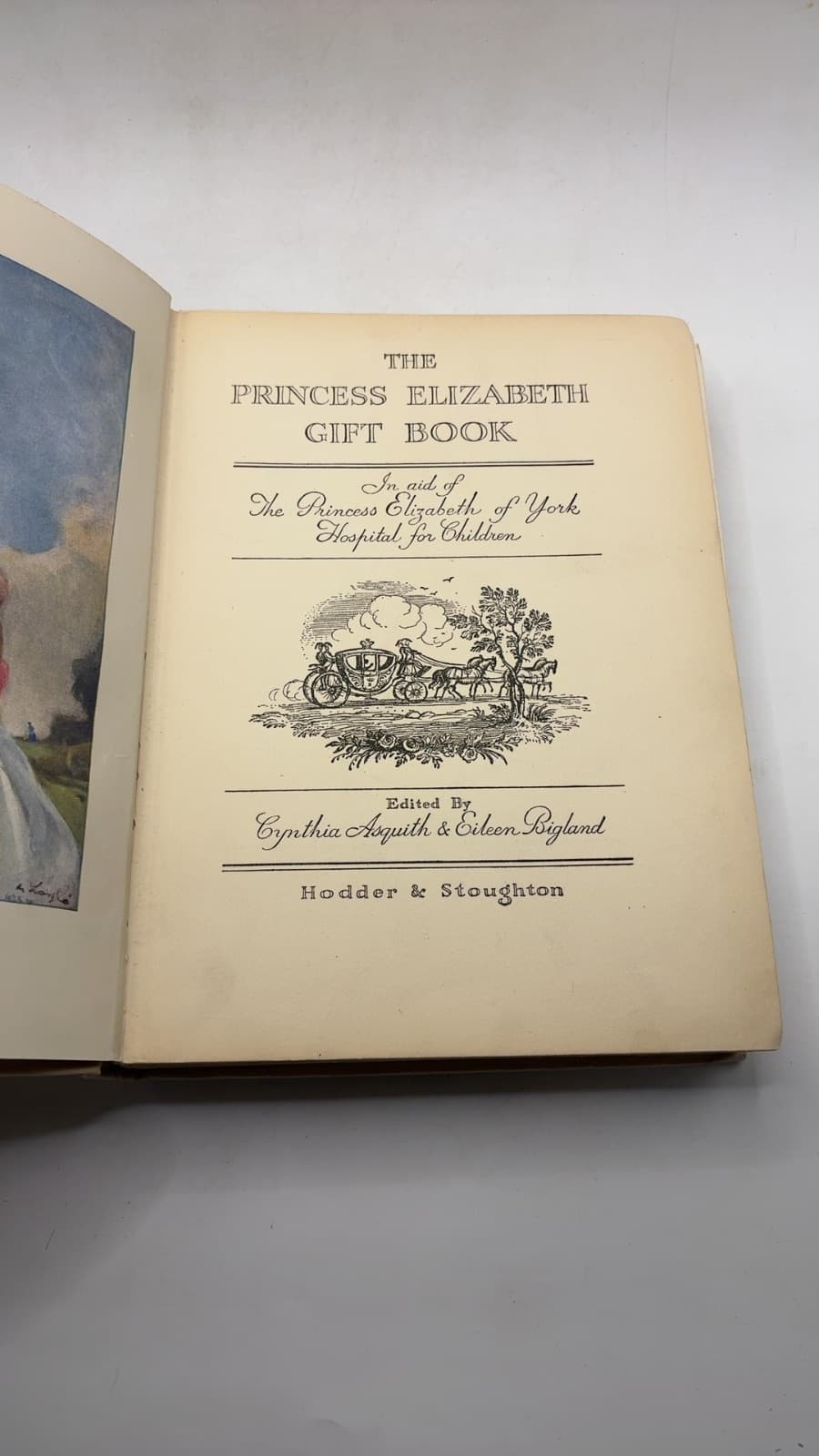The Princess Elizabeth Gift Book by Cynthia Asquith & Eileen Bigland (Editors) - title page