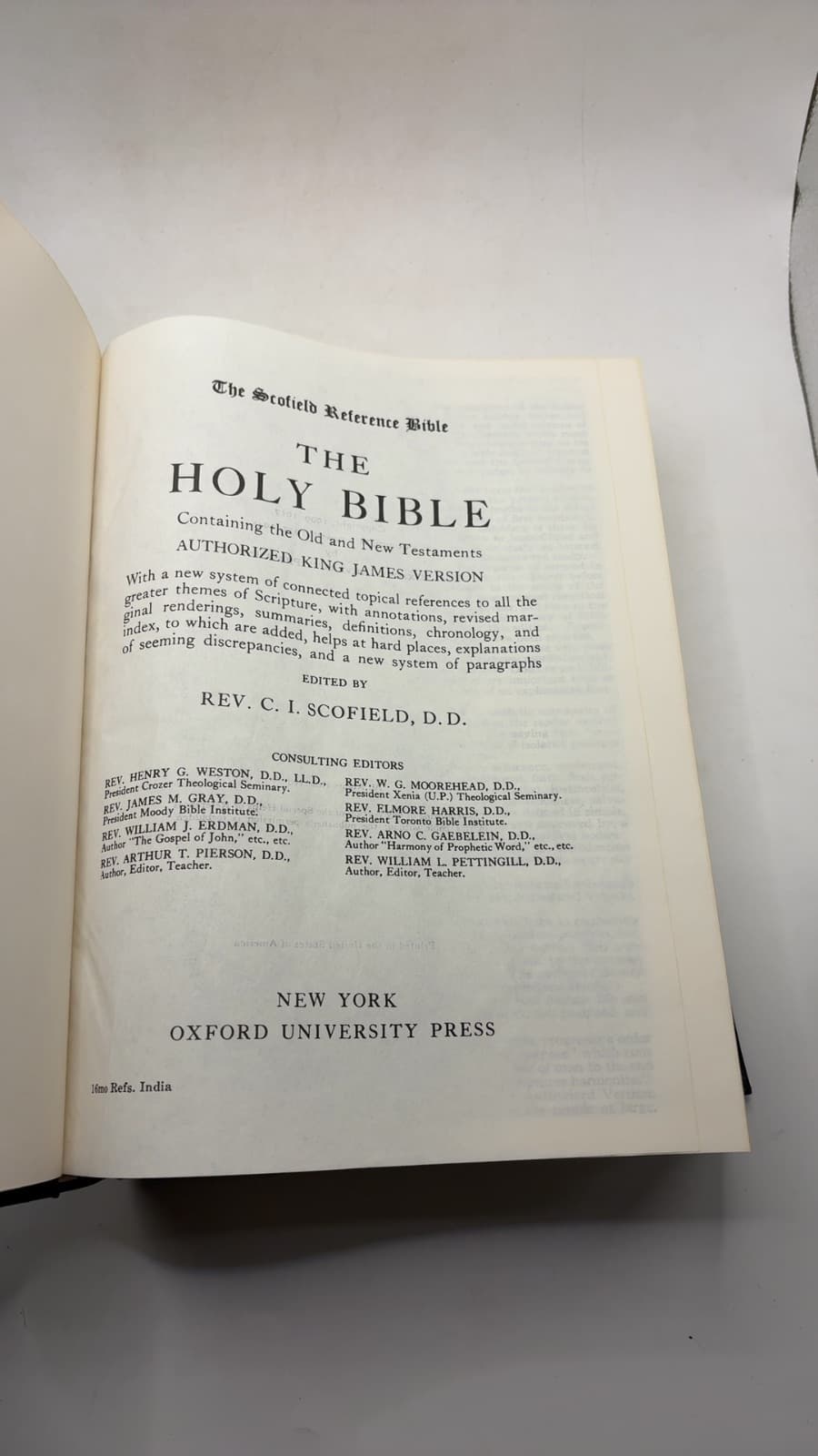The Holy Bible by Rev. C. I. Scofield, D.D. - title page