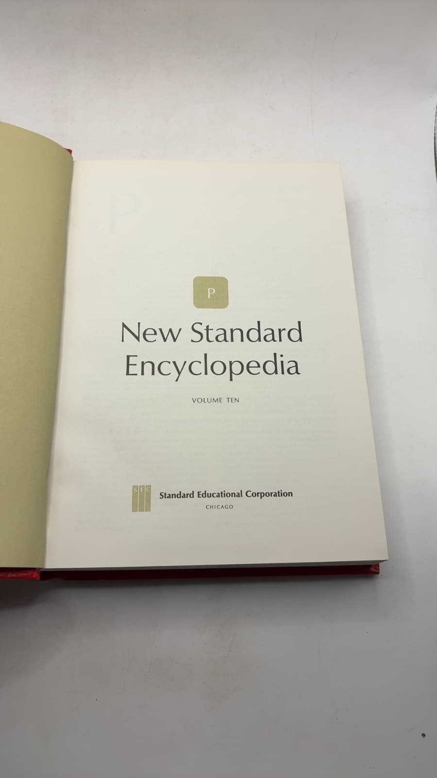 New Standard Encyclopedia - title page