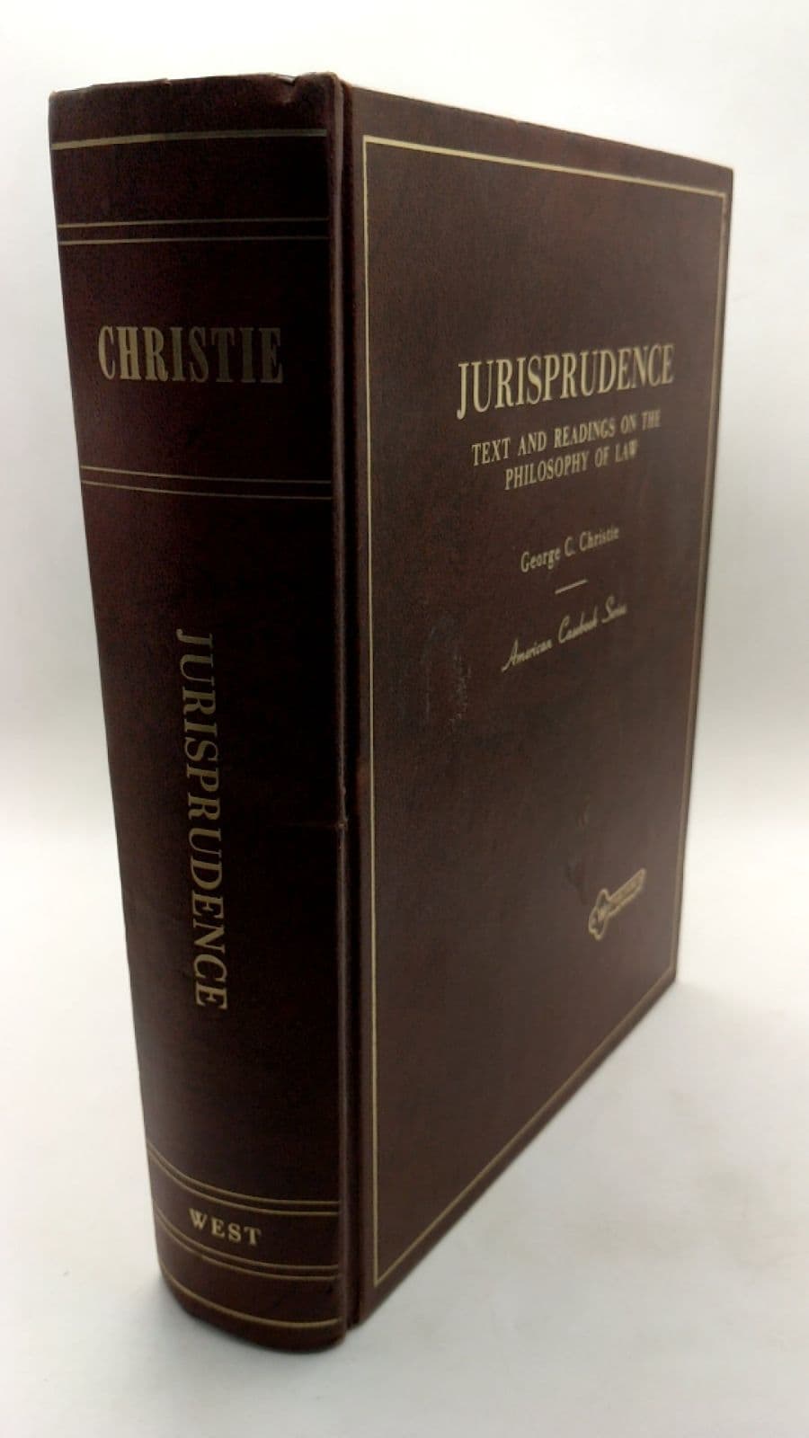 Jurisprudence: Text and Readings on the Philosophy of Law by George C. Christie - front cover