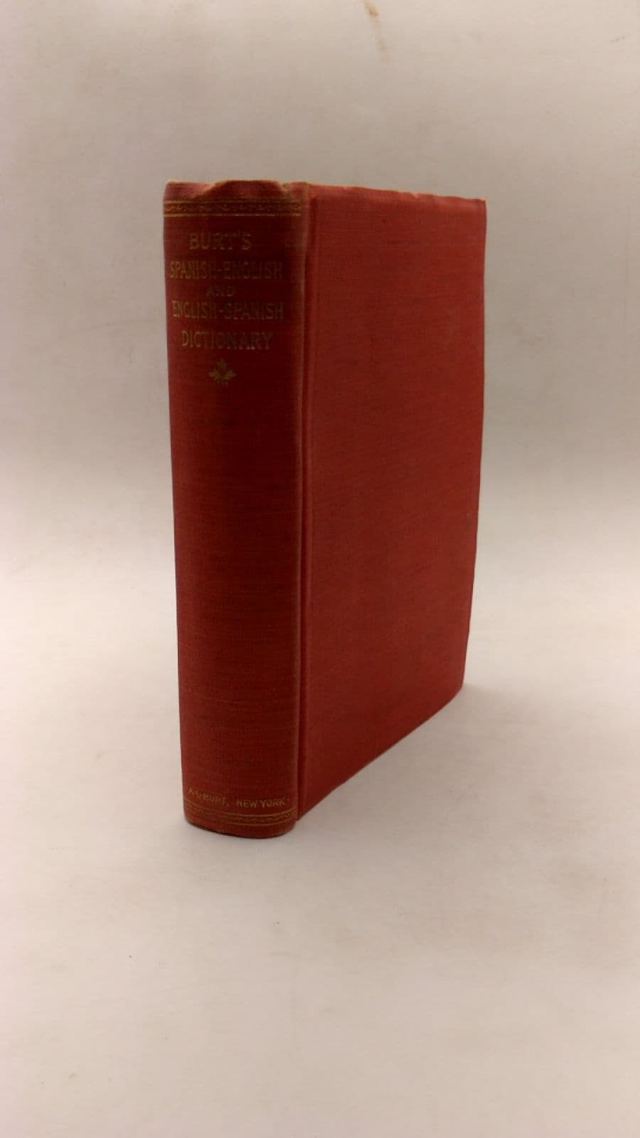 Burt's Spanish-English Dictionary by Wessely and Gironés - front cover