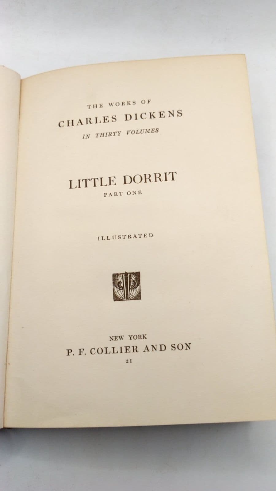 Little Dorrit Part One by Charles Dickens - title page