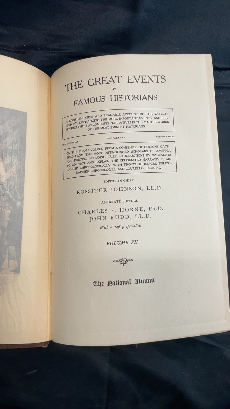 The Great Events by Famous Historians by unknown (Editor-in-Chief: Rossiter Johnson, LL.D.) - title page