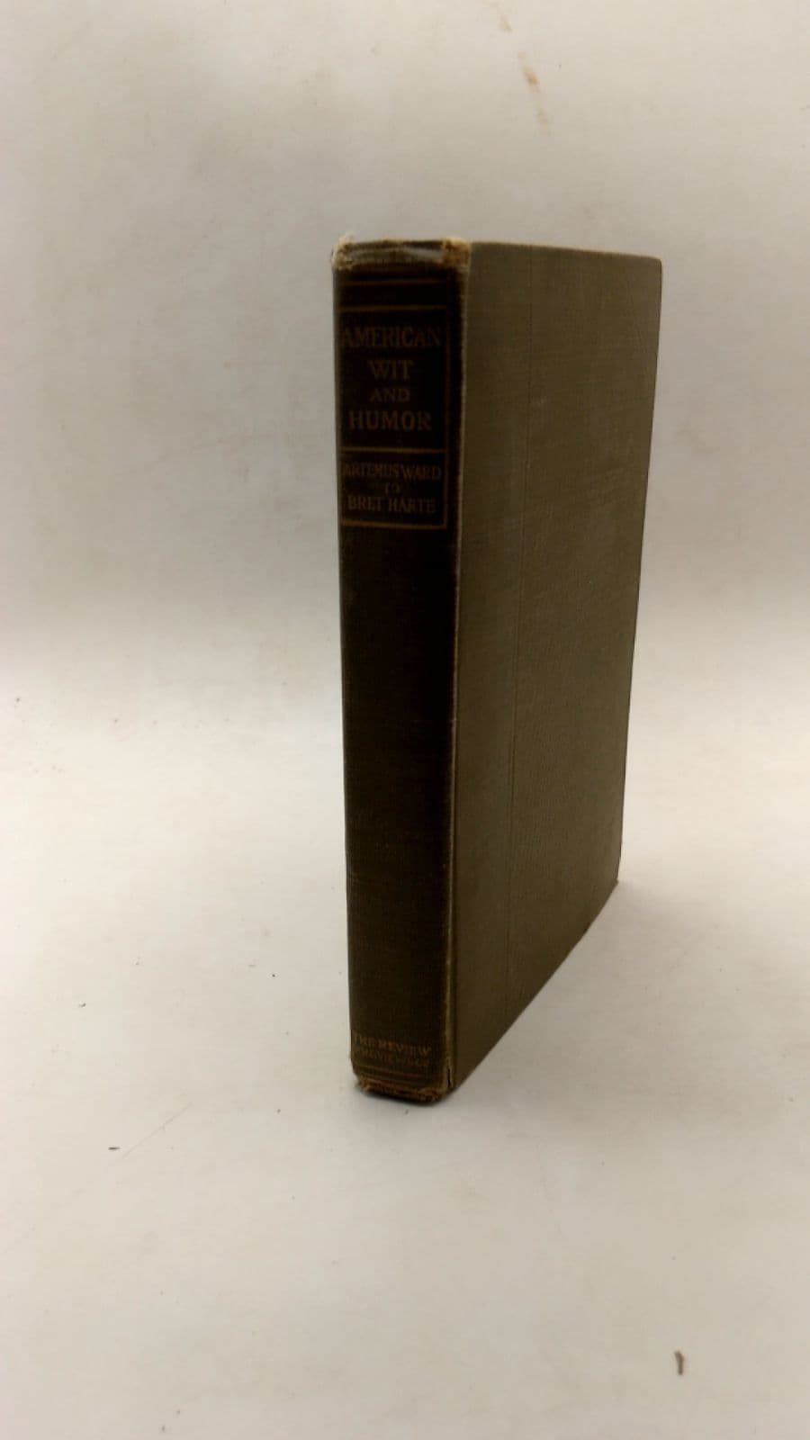 American Wit and Humor by One Hundred of America's Leading Humorists - front cover