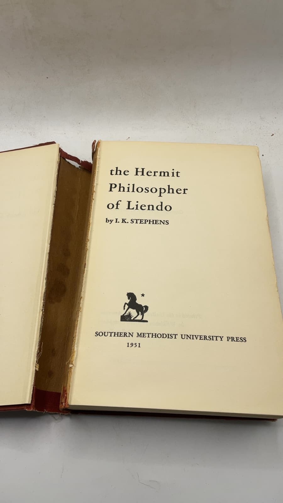 the Hermit Philosopher of Liendo by I. K. Stephens - title page