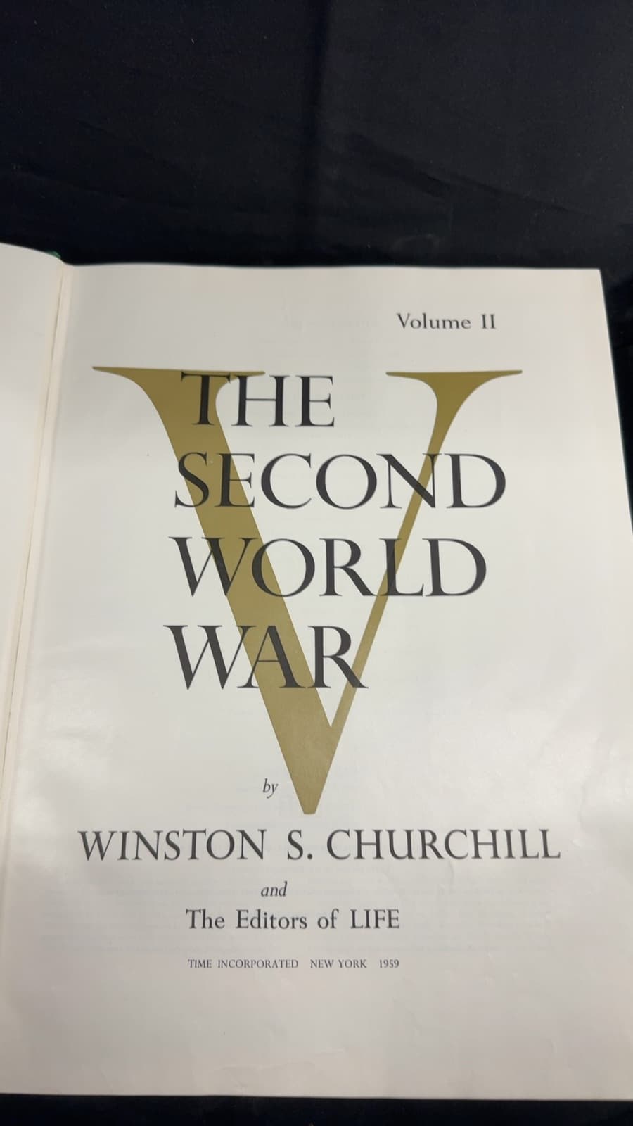 THE Second World WAR by Winston S. Churchill and The Editors of LIFE - title page
