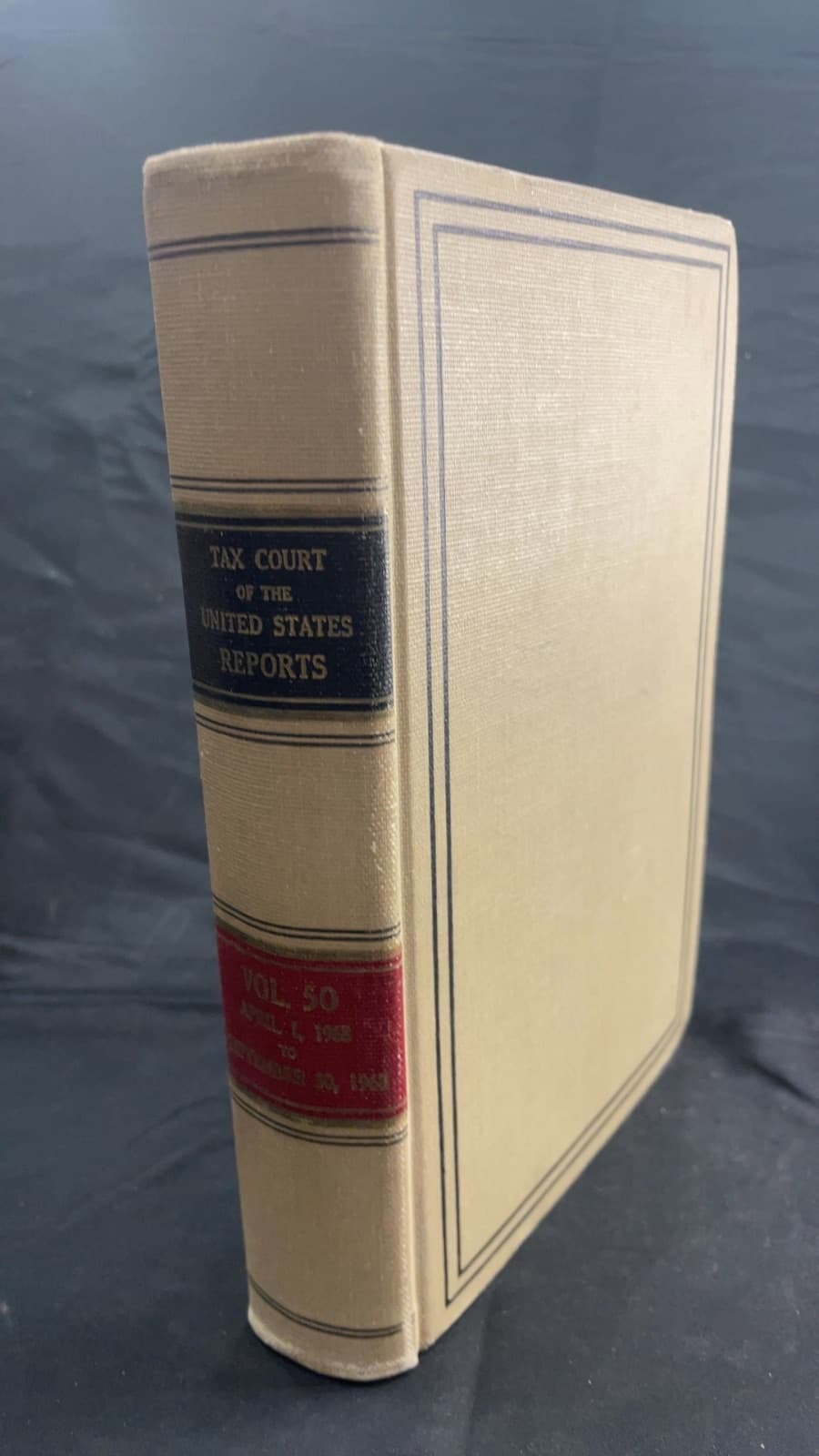 Reports of the Tax Court of the United States Vol. 50 by Ella C. Thomas - front cover