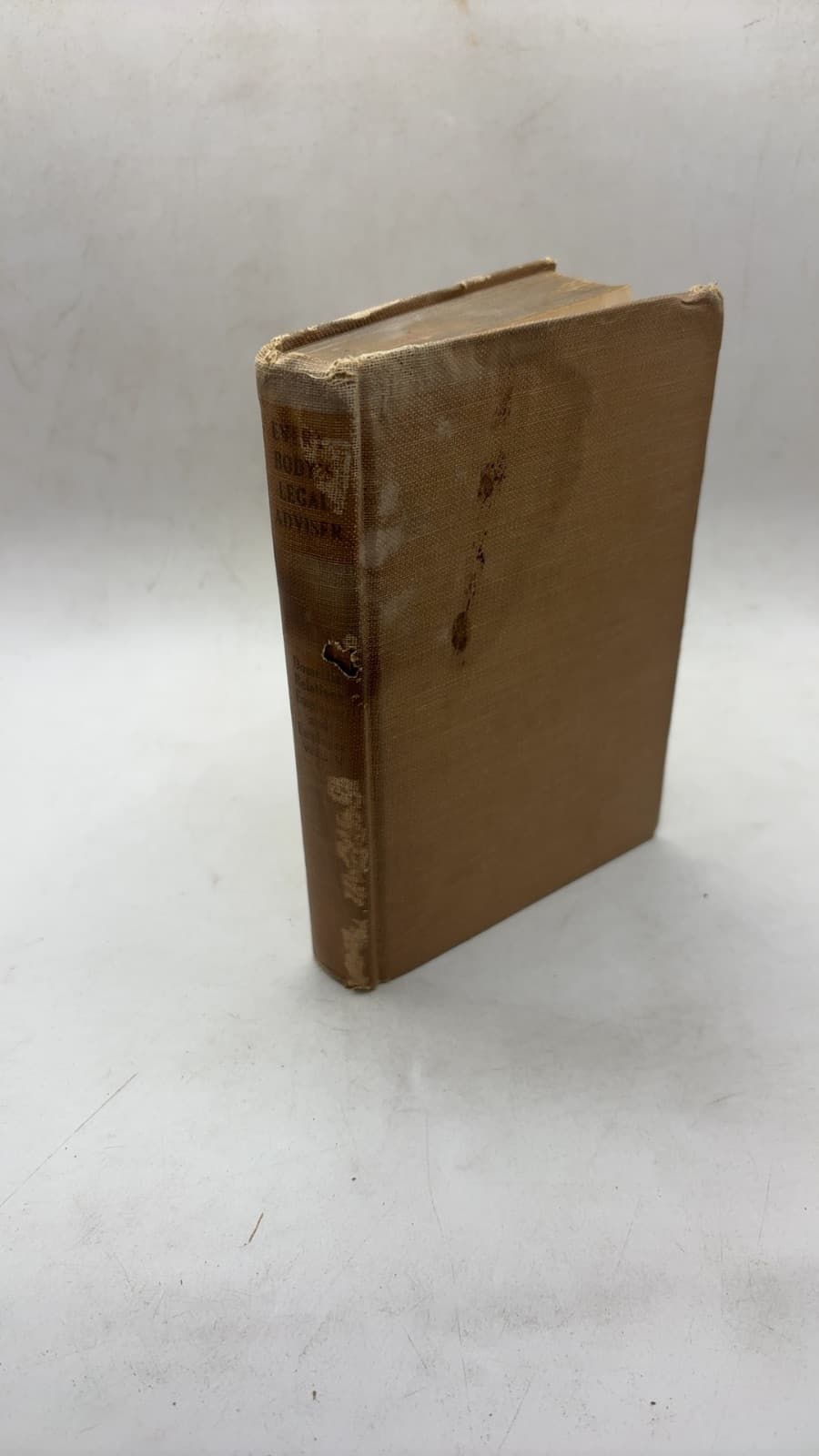 Everybody's Legal Adviser by Albert S. Bolles, Ph.D., LL.D. - front cover