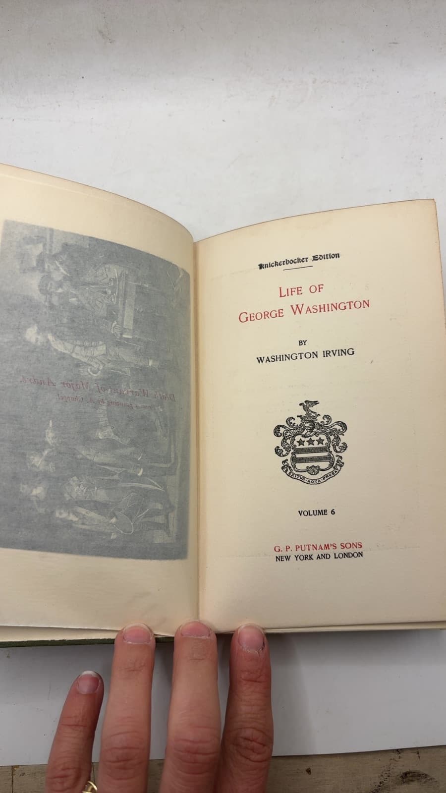 Life of George Washington Book 6 by Washington Irving - title page