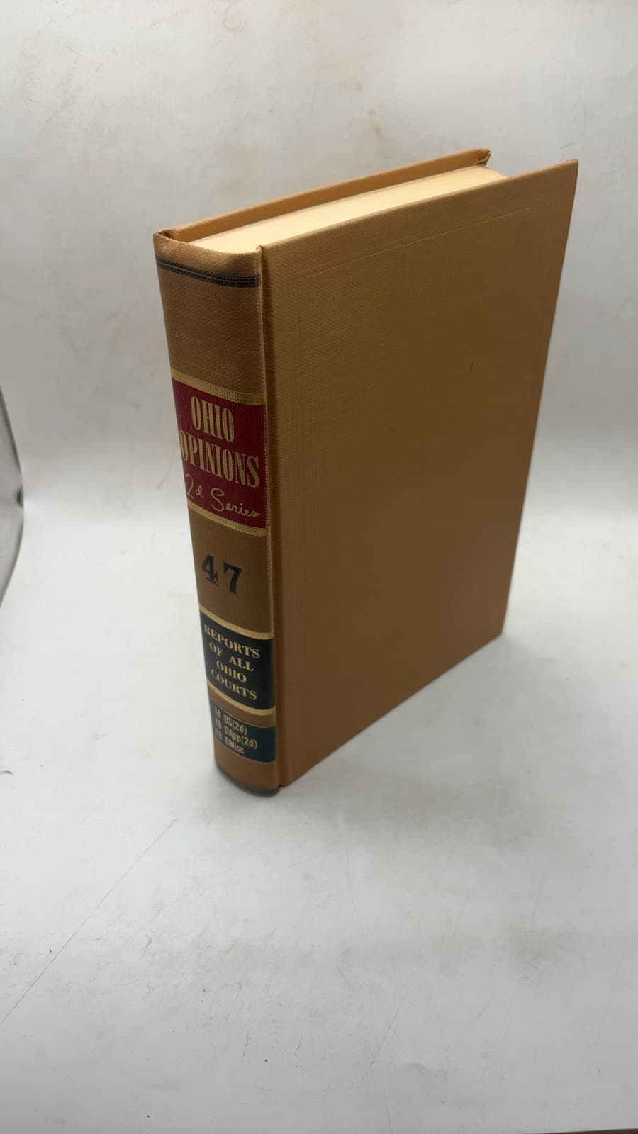 Ohio Opinions Second Series - front cover
