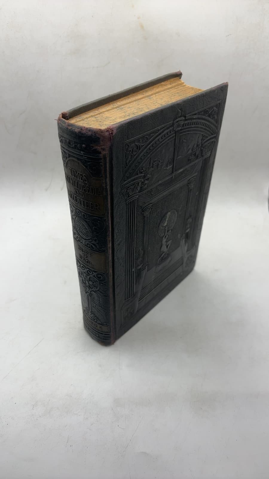 Times Encyclopedia AND Gazetteer by Francis J. Reynolds, George J. Hagar - front cover