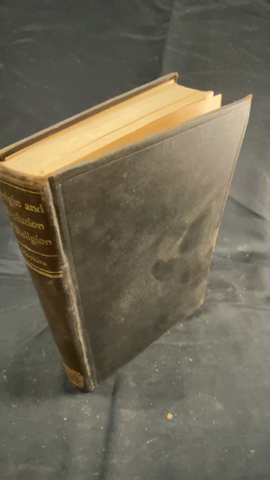 Origin and Evolution of Religion by E. Washburn Hopkins - front cover