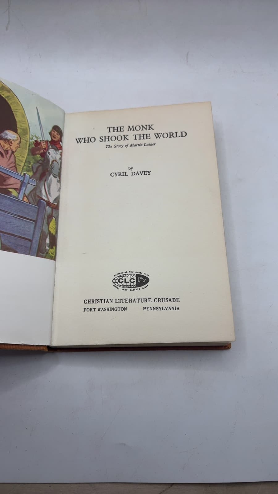 THE Monk WHO Shook THE World by Cyril Davey - title page