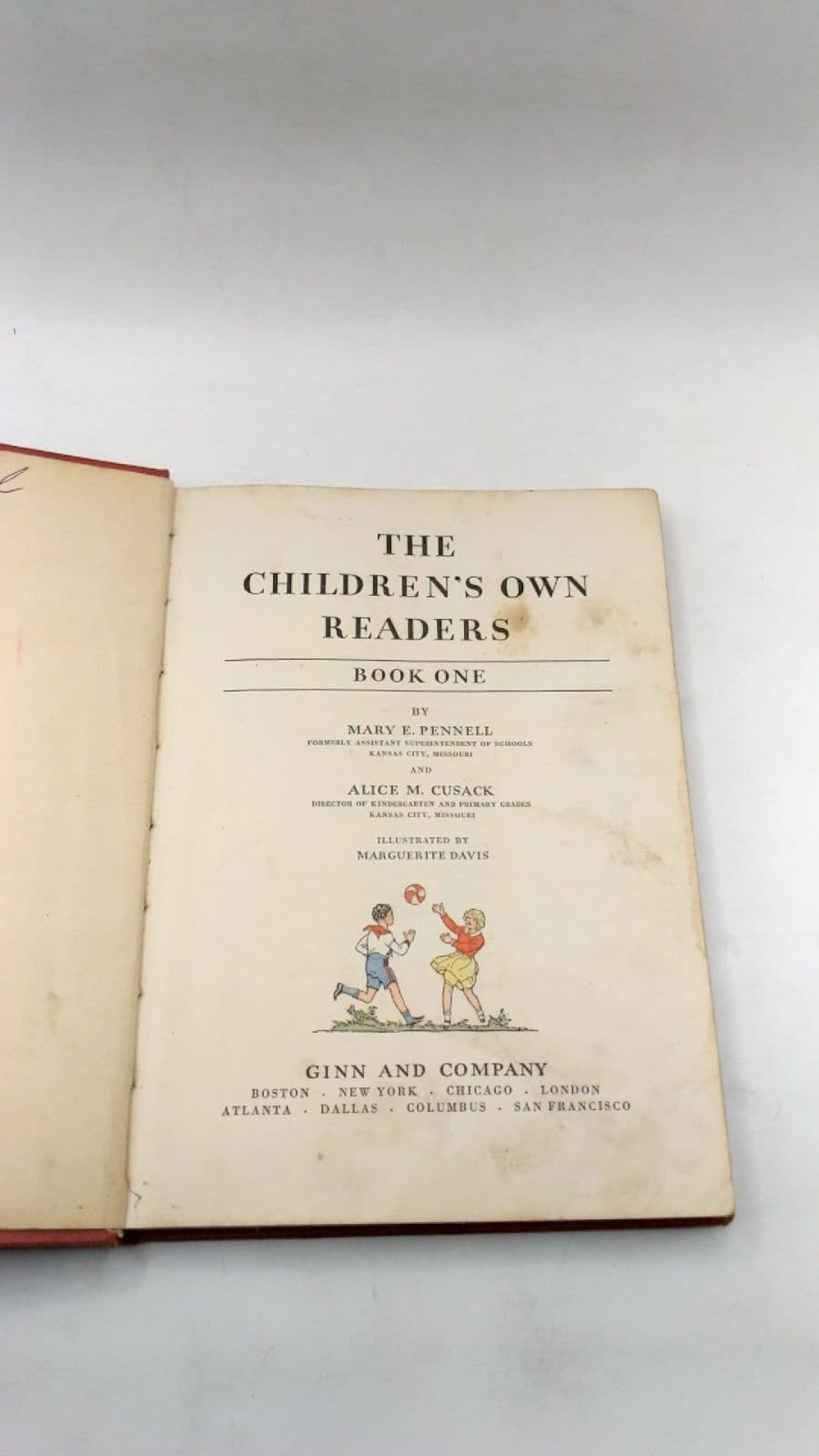 THE Children's OWN Readers Book ONE by Mary E. Pennell and Alice M. Cusack - title page