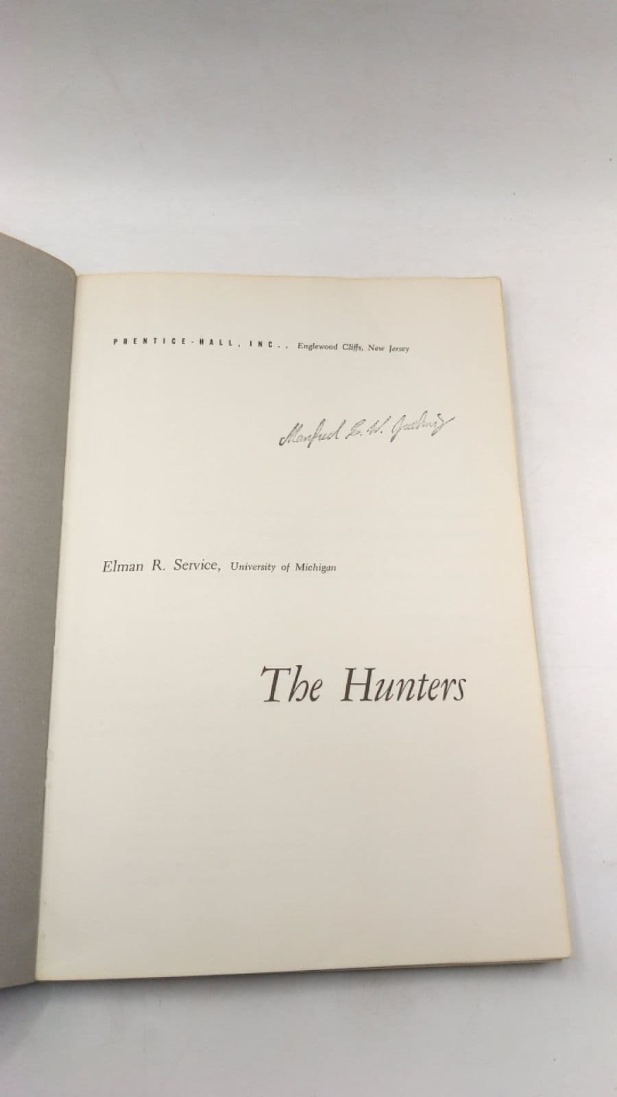 The Hunters by Elman R. Service - title page