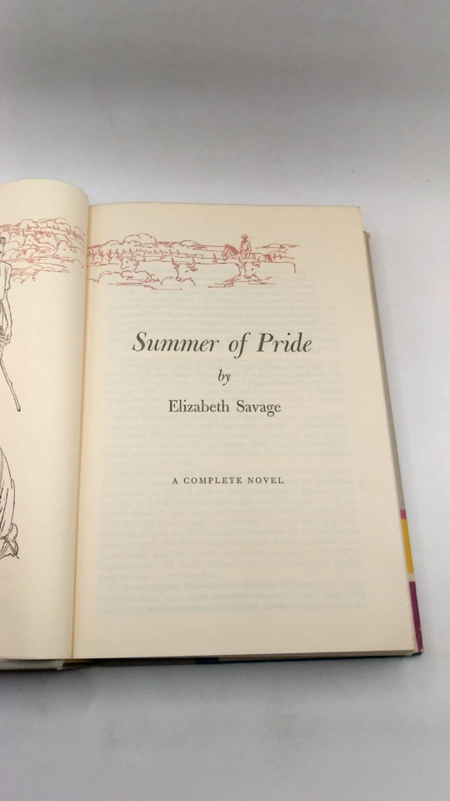 Summer of Pride by Elizabeth Savage - title page