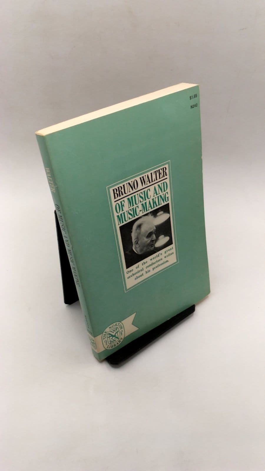 Of Music and Music-Making by Bruno Walter - front cover