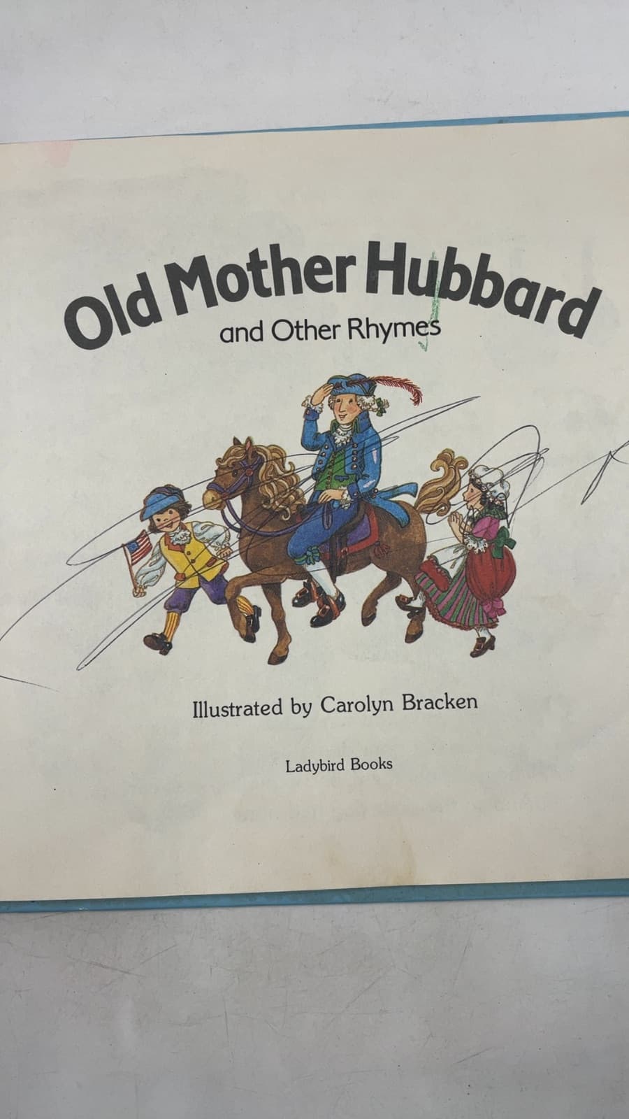 Old Mother Hubbard and Other Rhymes by Carolyn Bracken - title page