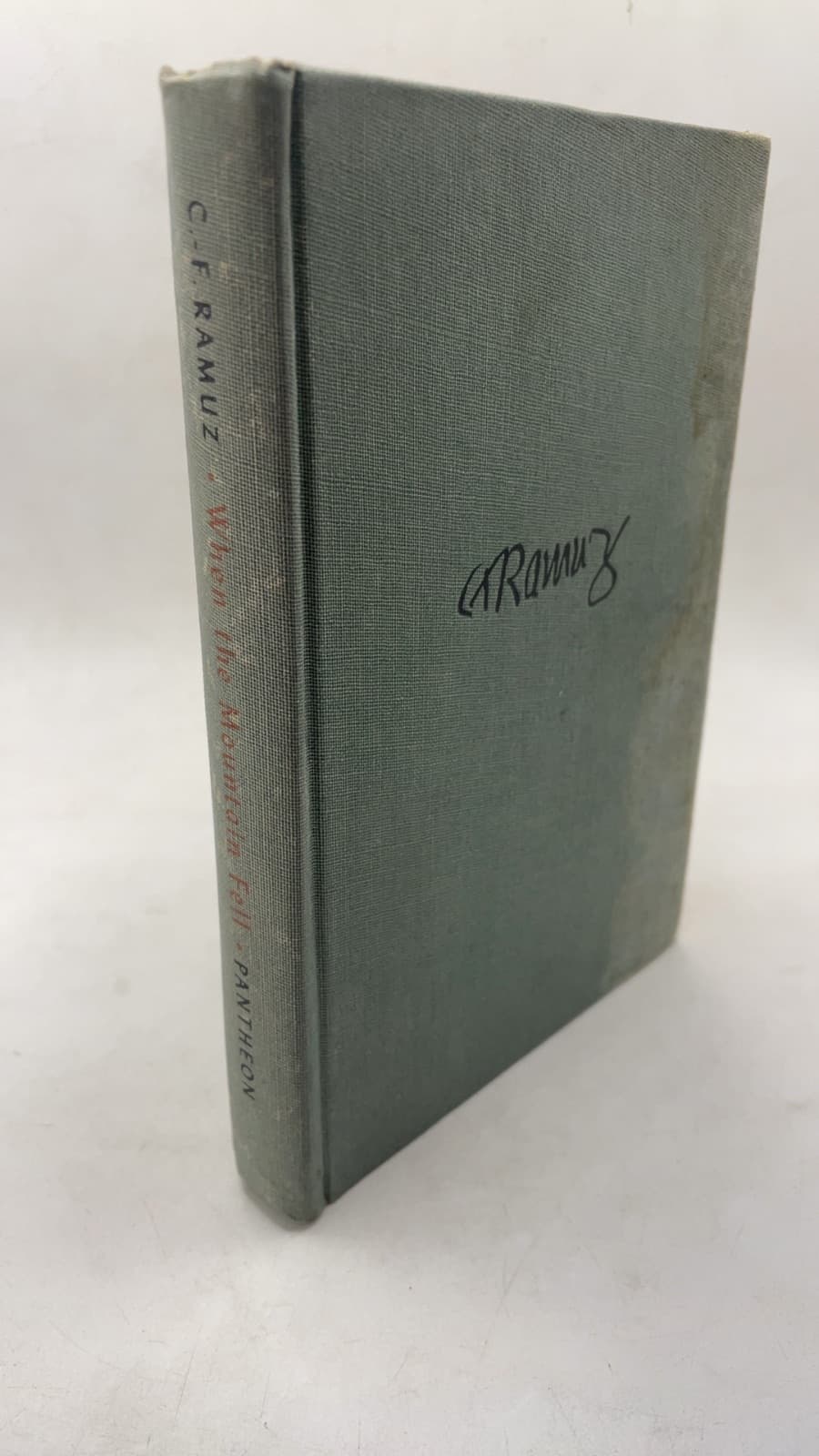 When the Mountain Fell by C. F. Ramuz - front cover