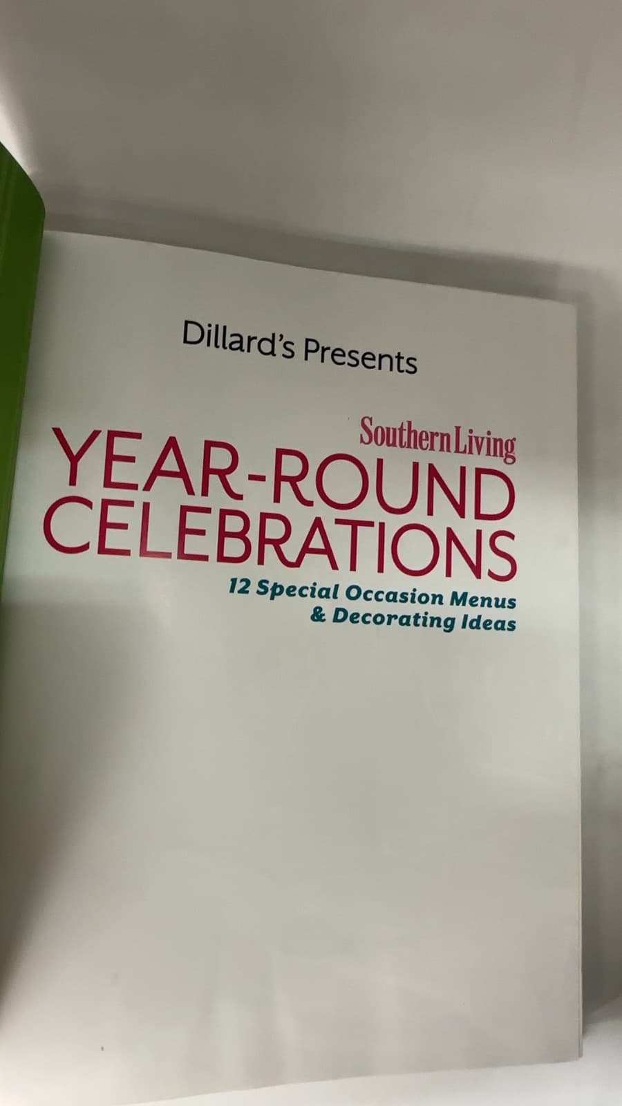 Year-Round Celebrations / Christmas Cookbook - title page