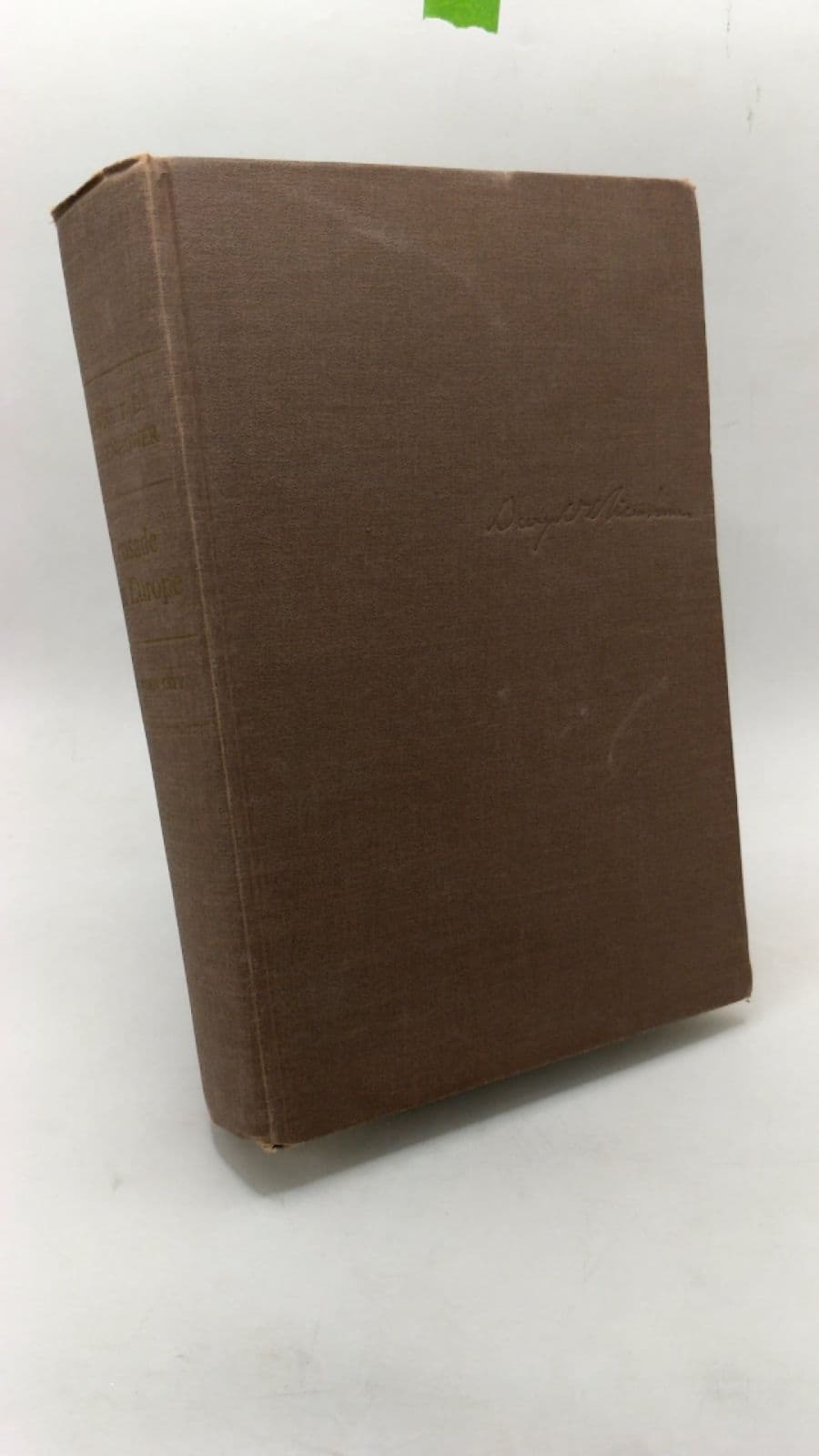Crusade in Europe by Dwight D. Eisenhower - front cover