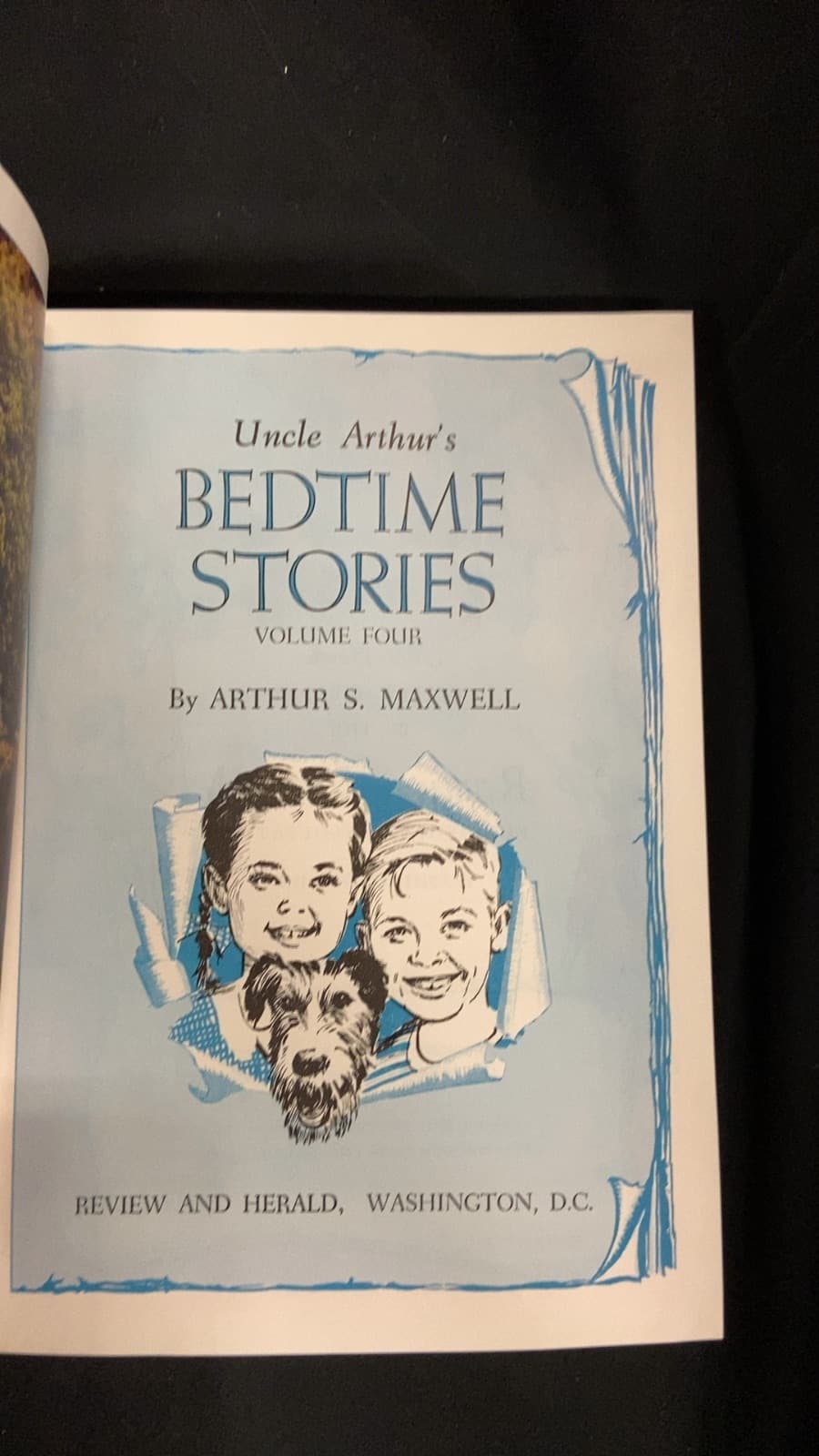 Uncle Arthur's Bedtime Stories Volume Four by Arthur S. Maxwell - title page