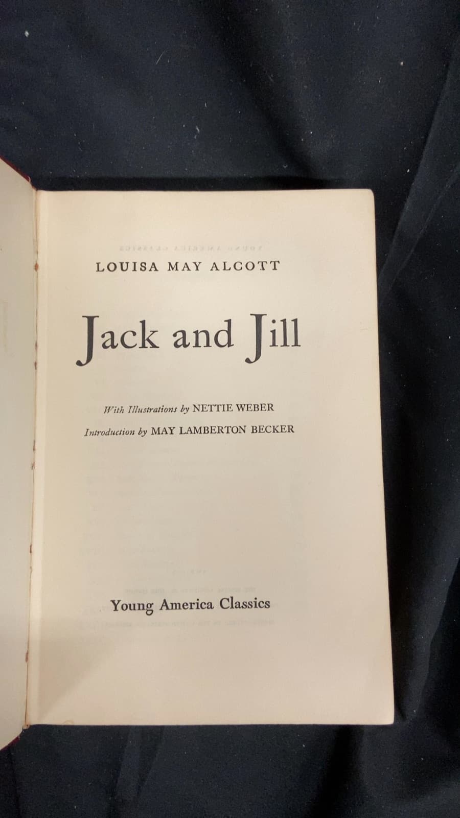 Jack and Jill by Louisa May Alcott - title page