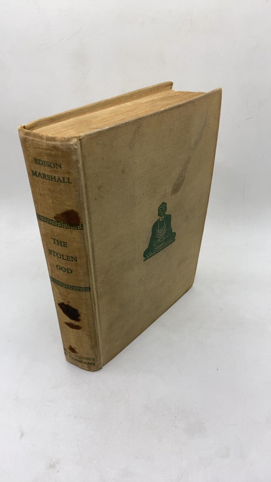 THE Stolen GOD by Edison Marshall - front cover