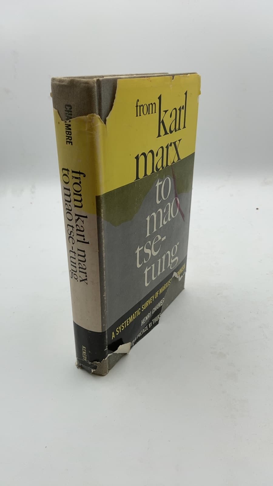 From Karl Marx to Mao Tse-Tung by Henri Chambre, S.J. - front cover