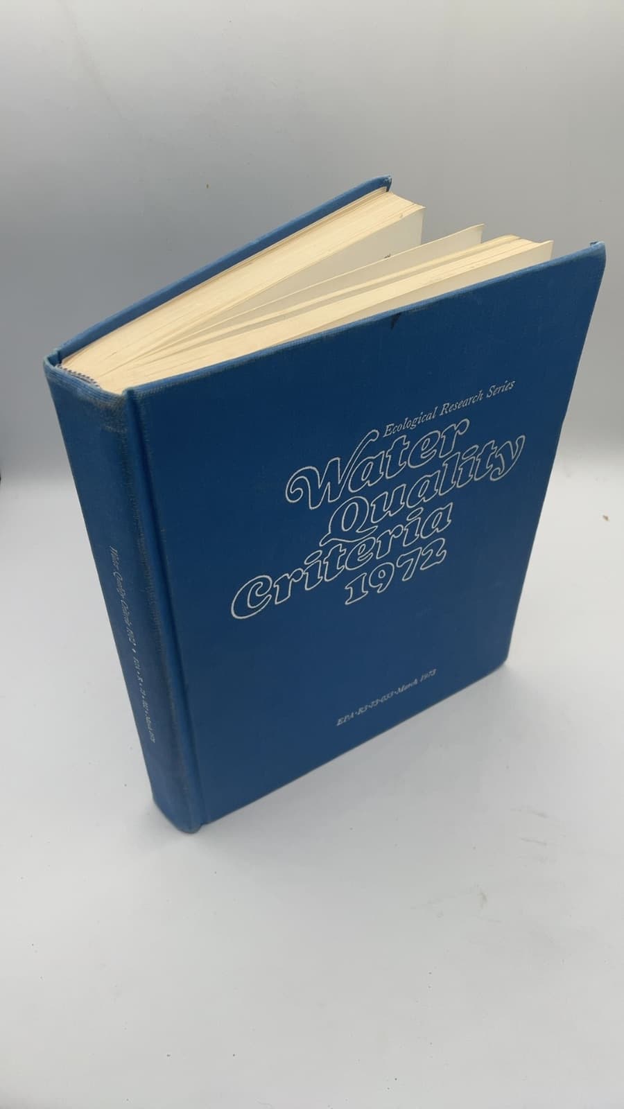 Water Quality Criteria 1972 - front cover