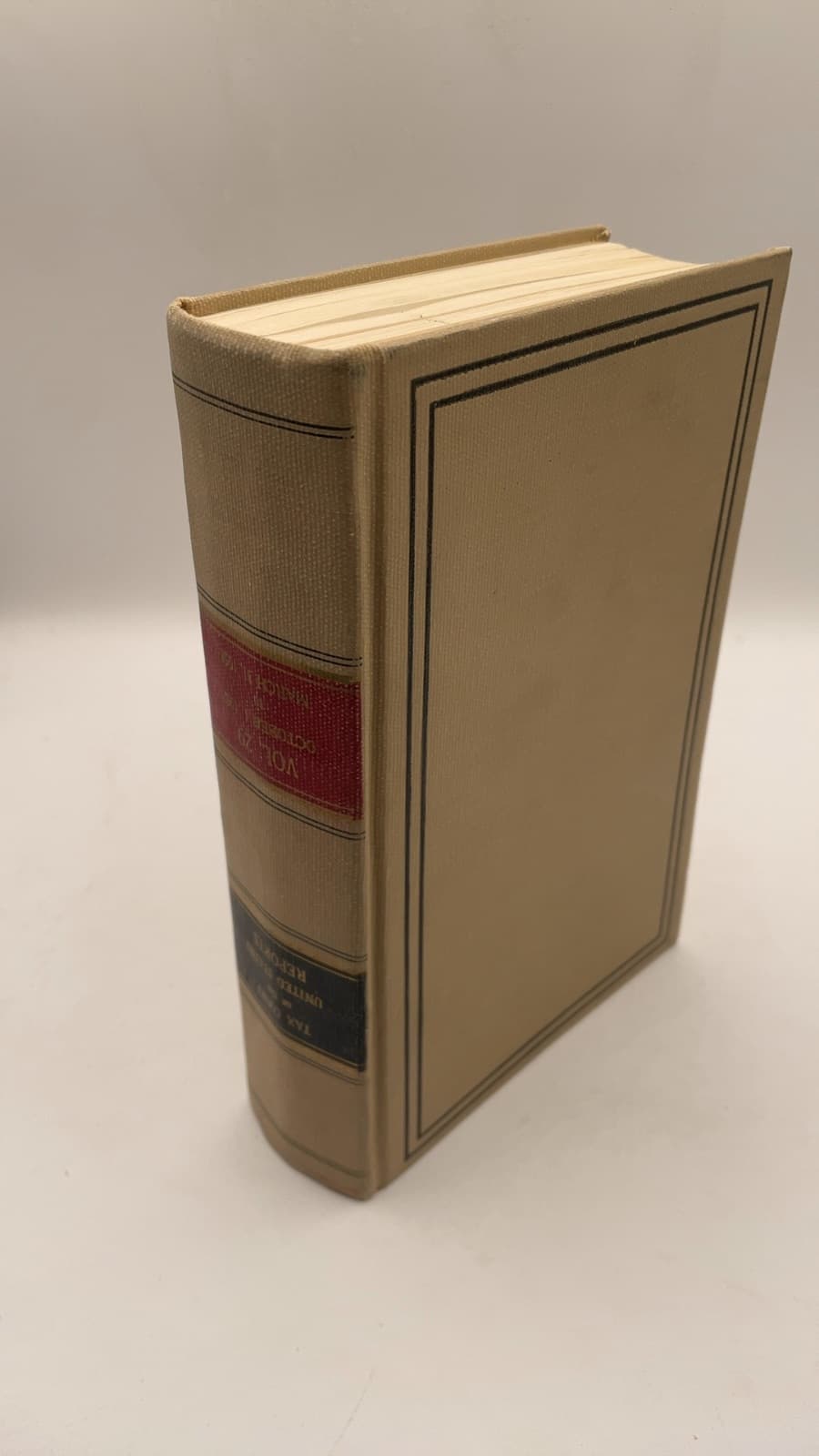 Vol 29. Reports of the Tax Court of the United States by Ella C. Thomas - front cover