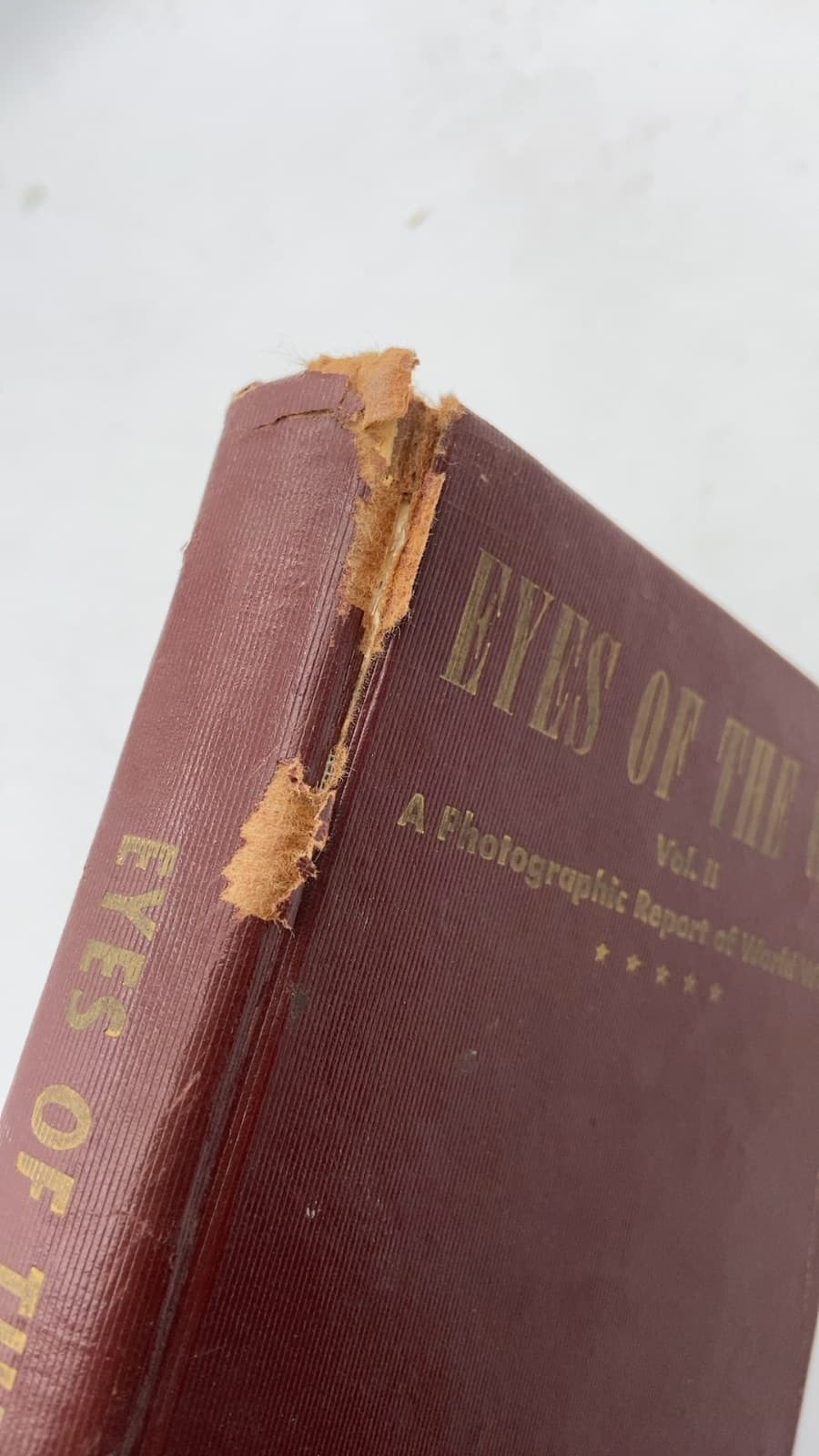Eyes of the War Vol. II: A Photographic Report of World War II by Nat Hyman - title page