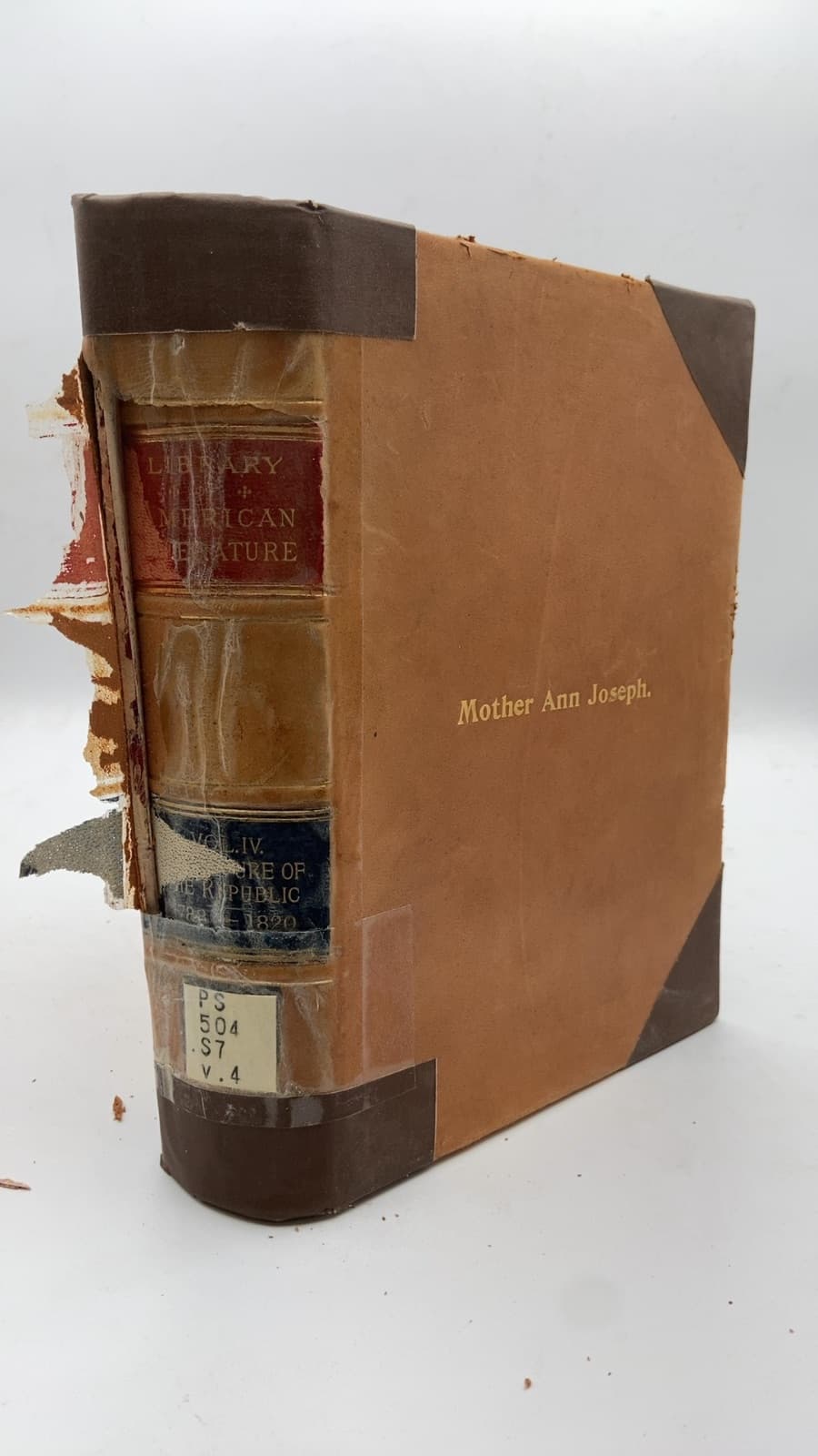 A Library of American Literature Vol 4 by Edmund Clarence Stedman and Ellen Mackay Hutchinson - front cover