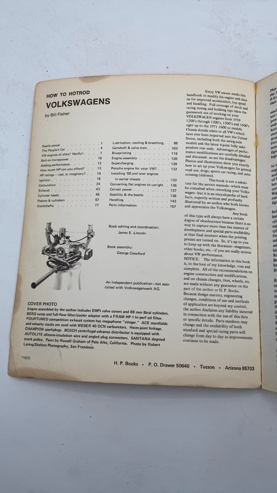 How to Hotrod Volkswagen Engines by Bill Fisher - title page