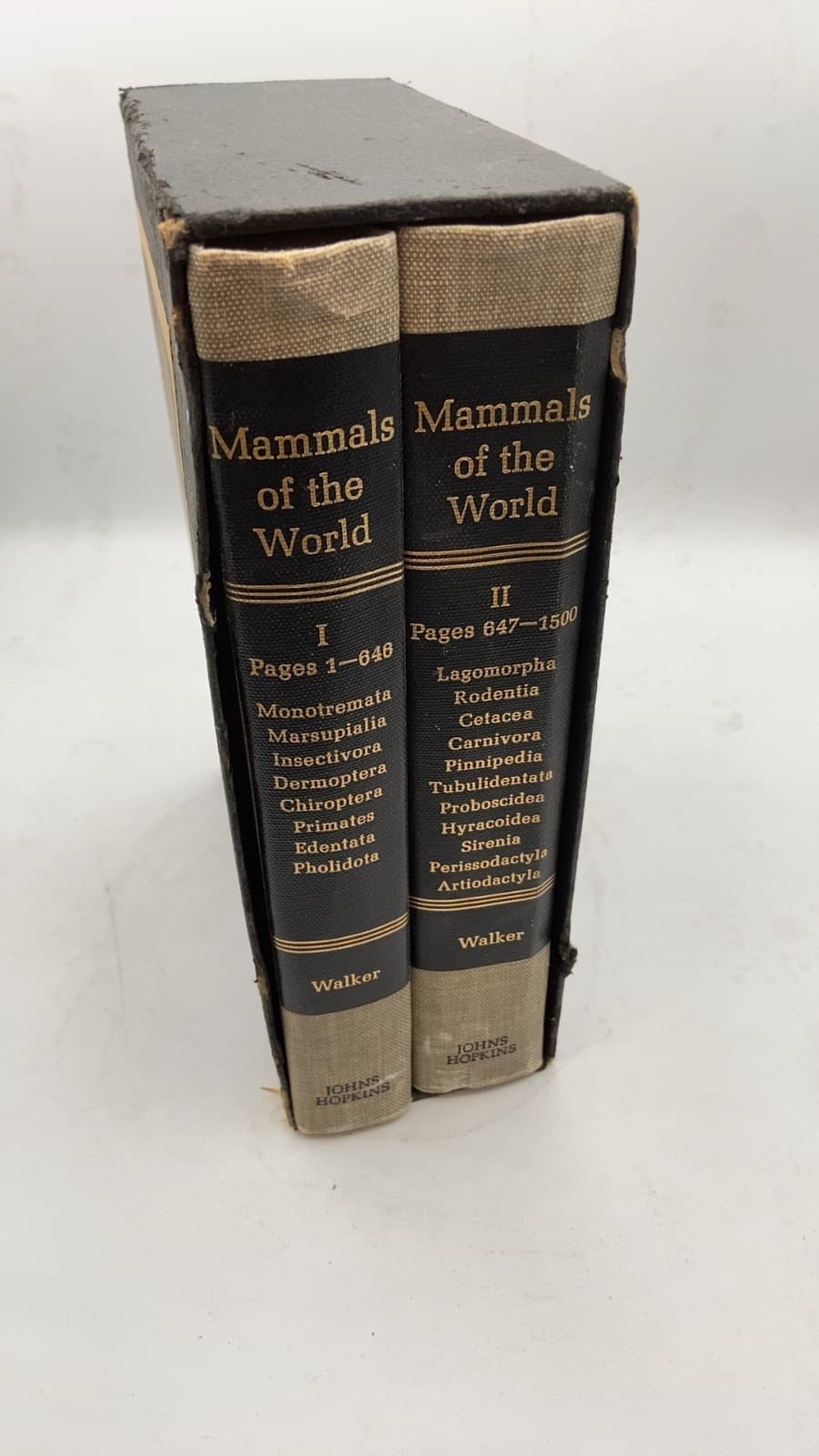 Mammals of the World by Ernest P. Walker - title page