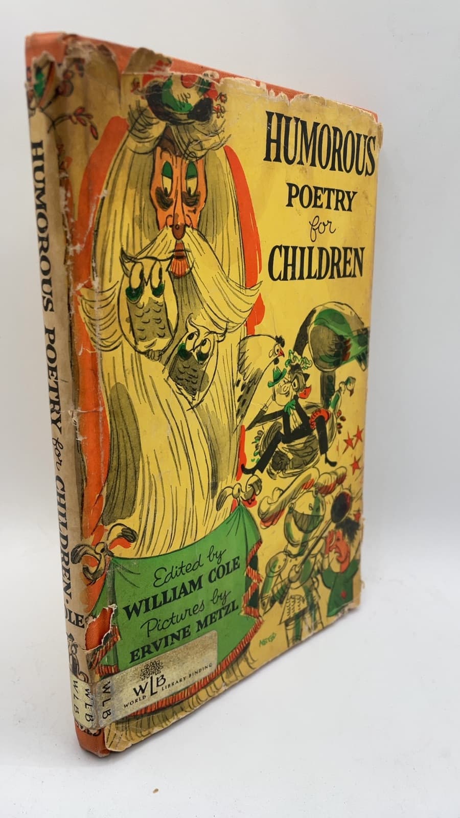 Humorous Poetry for Children by William Cole - front cover