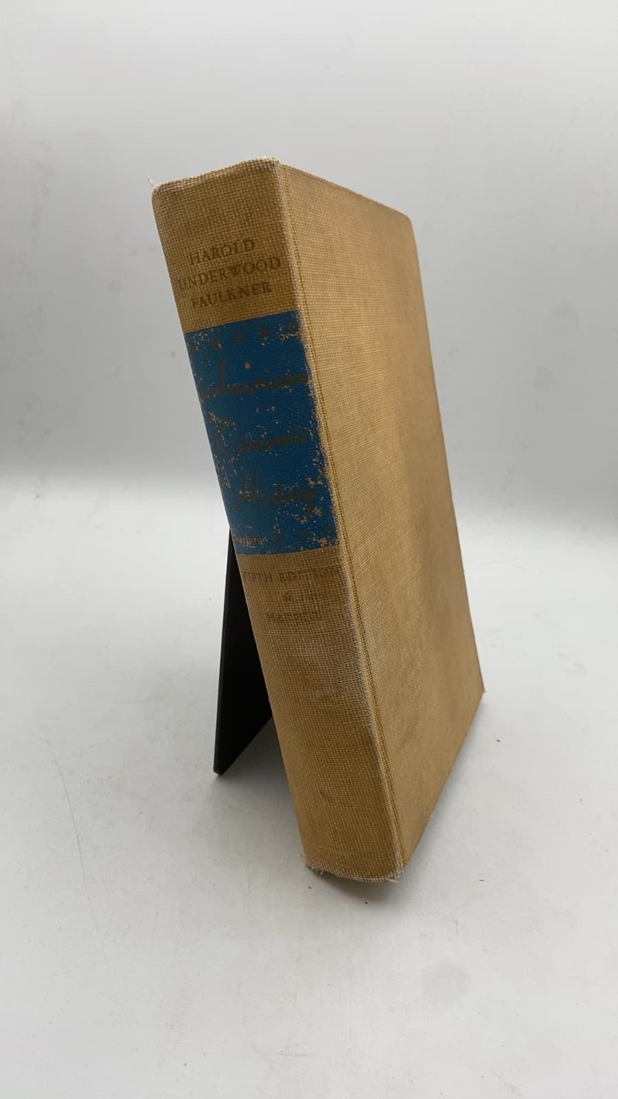 American Economic History by Harold Underwood Faulkner - front cover