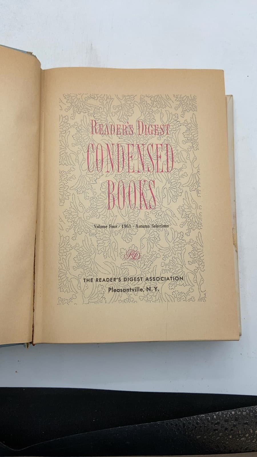 Reader's Digest Condensed Books Volume 4, 1961 - title page