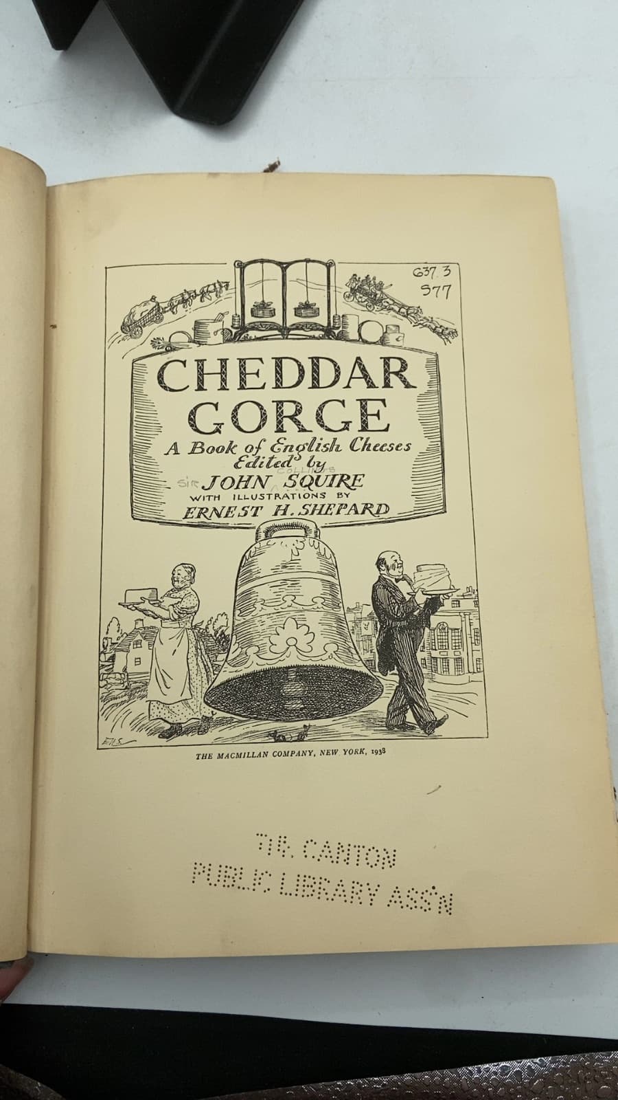Cheddar Gorge by John Squire - title page