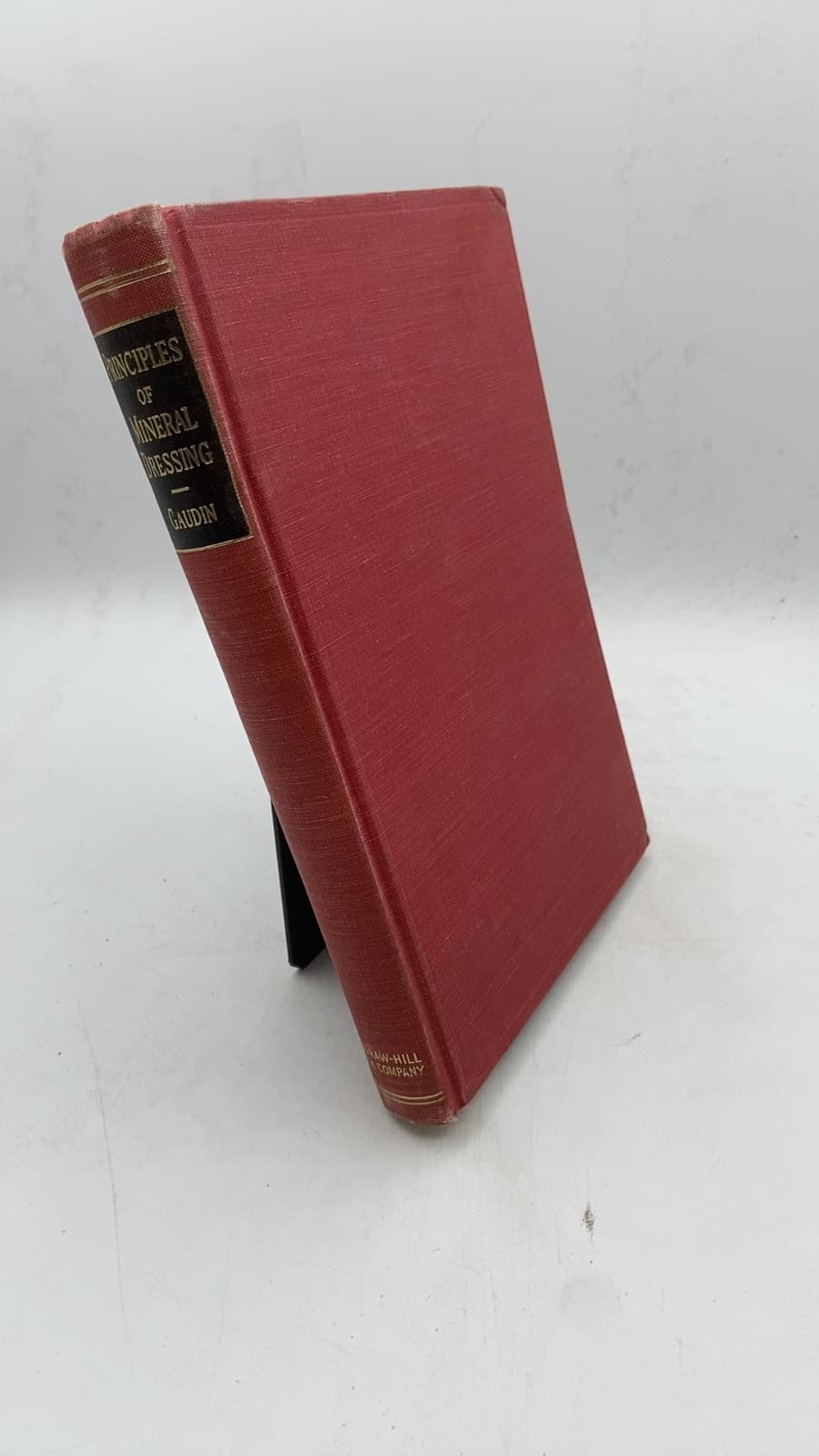 Principles OF Mineral Dressing by A. M. Gaudin - front cover