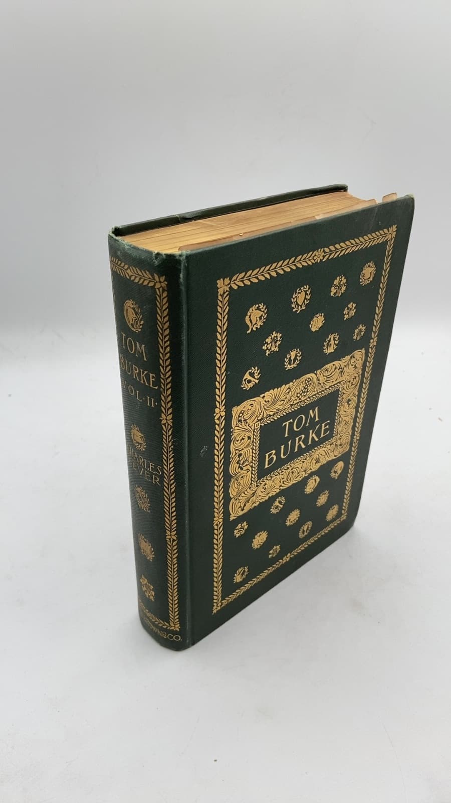 Tom Burke of "Ours." by Charles Lever - front cover