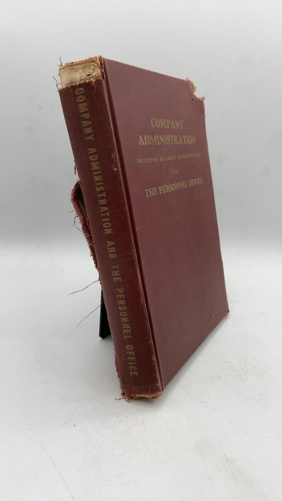 Company Administration and The Personnel Office by Colonel C. M. Virtue - front cover