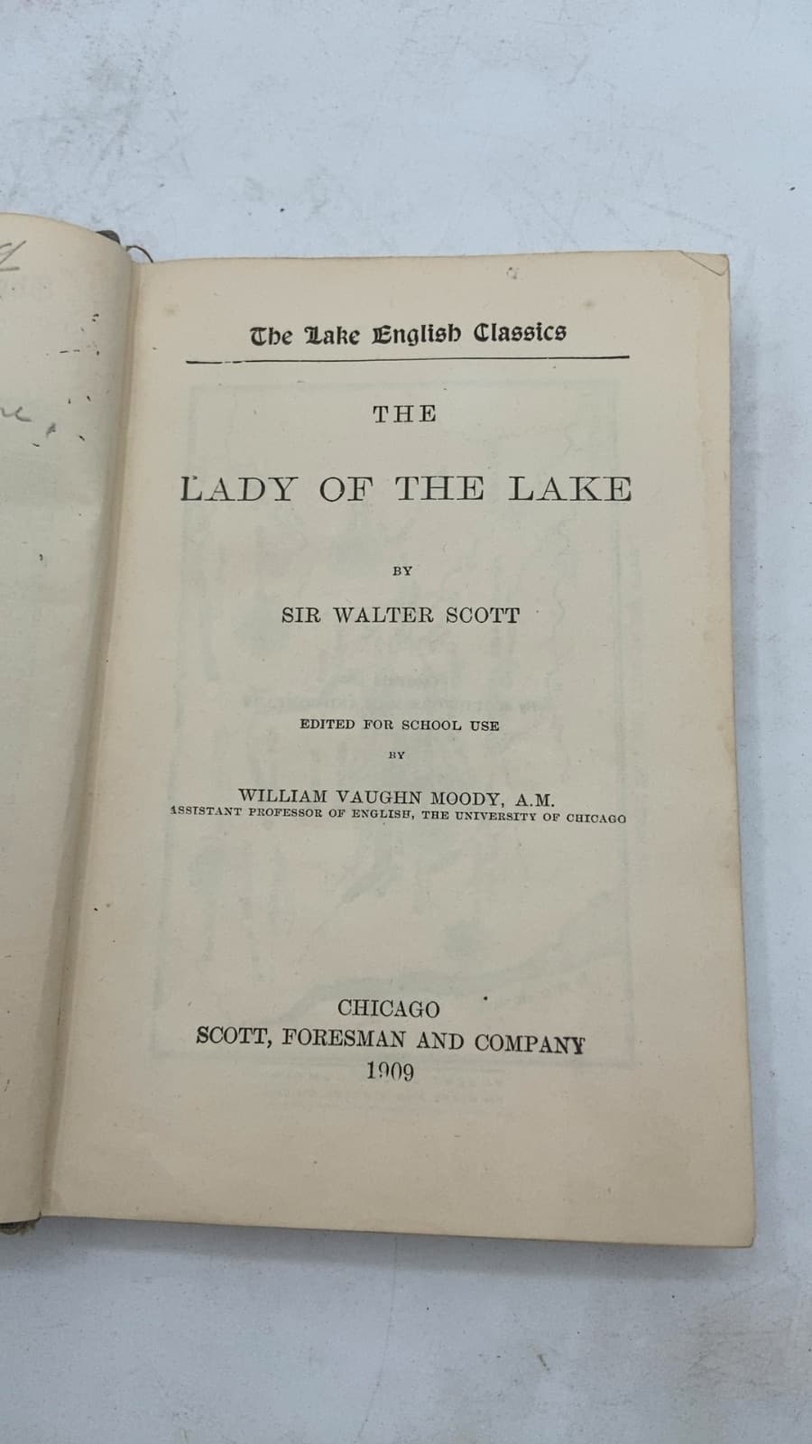 The Lady of the Lake by Sir Walter Scott - title page
