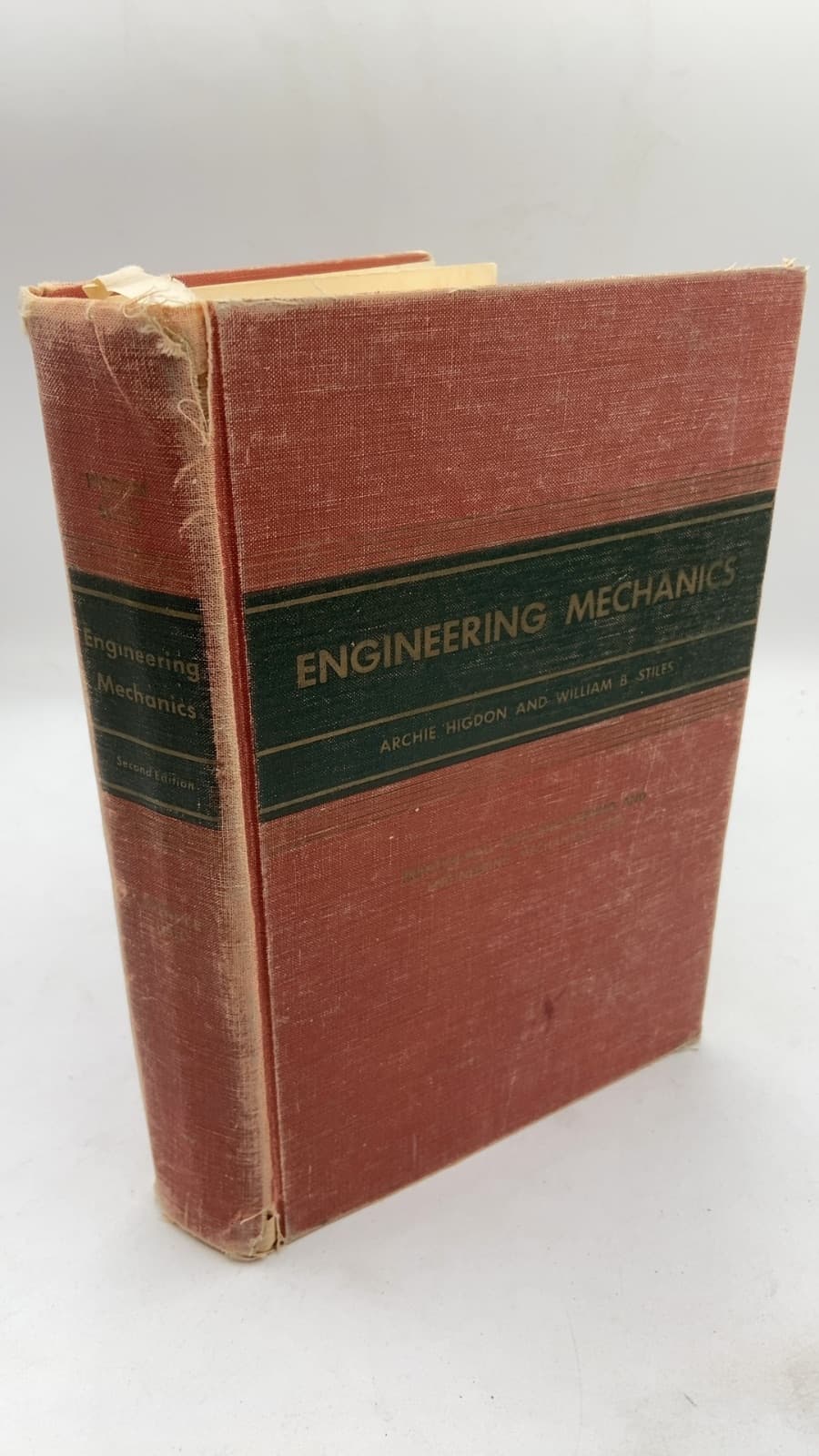Engineering Mechanics by Archie Higdon AND William B. Stiles - front cover