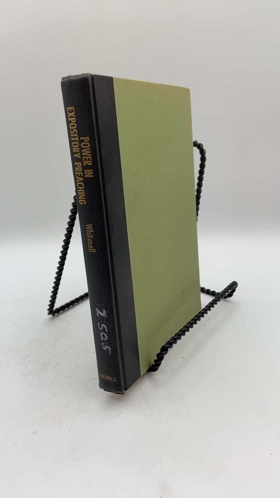 Power IN Expository Preaching by Faris D. Whitesell - front cover