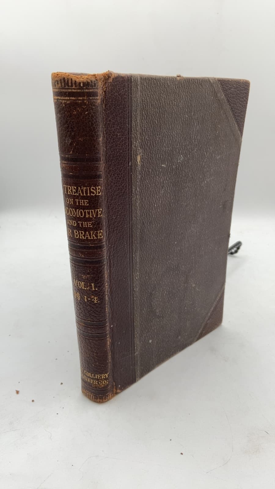 A Treatise on the Locomotive and the Air Brake vol 1 - front cover