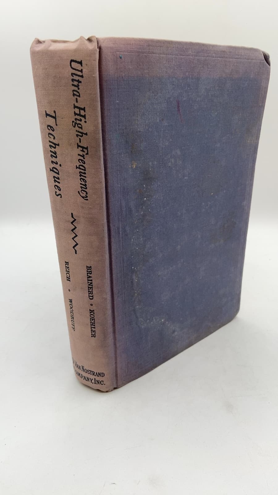 Ultra-High-Frequency Techniques by J. G. Brainerd, Glenn Koehler, Herbert J. Reich, L. F. Woodruff - front cover